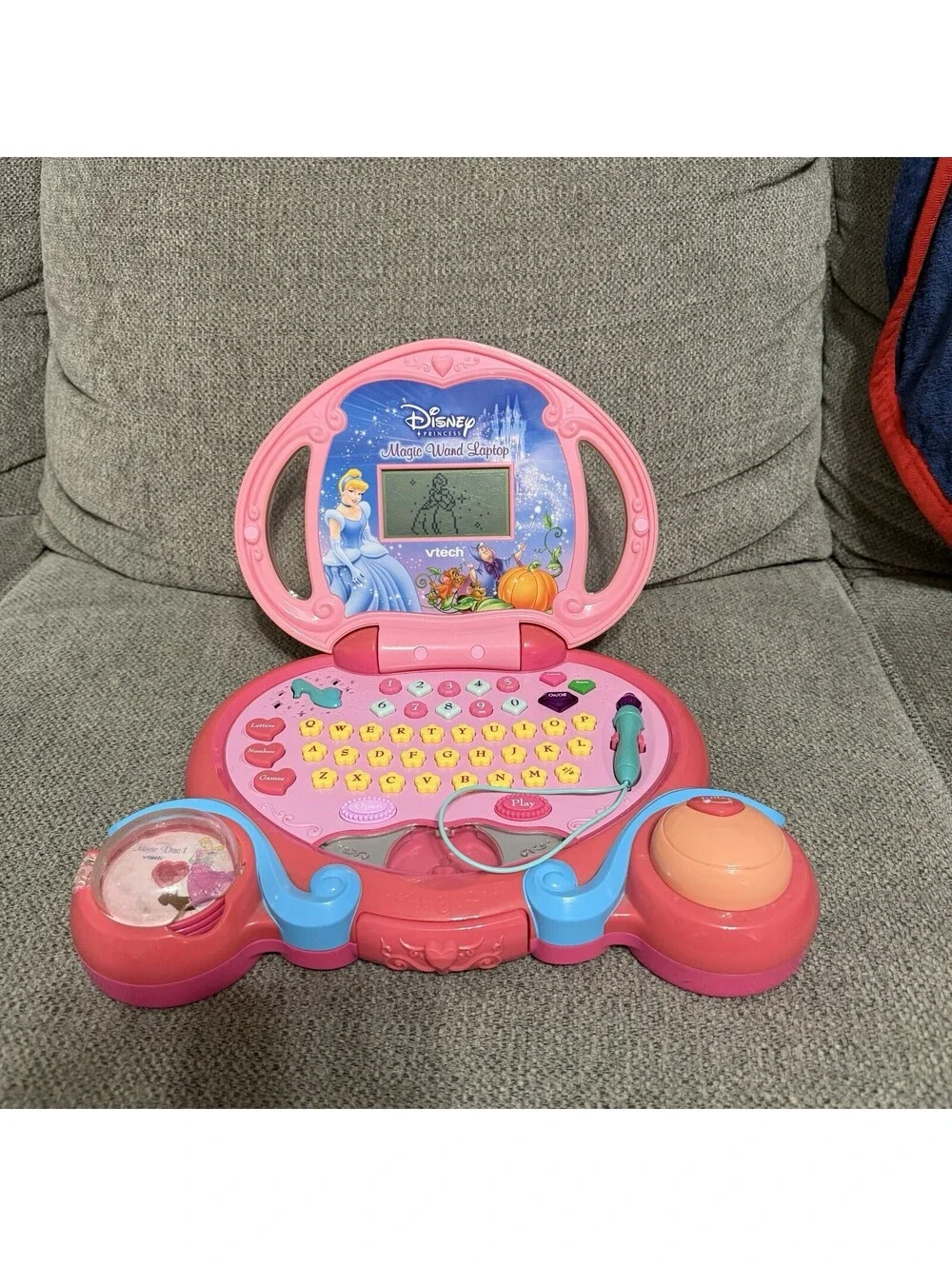 Vtech Disney Princess Magic Wand Laptop With Disc Cinderella